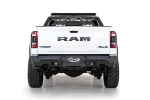 RAM 1500 TRX Bumper - Rear - Addictive Desert Designs - Stealth Fighter - Hammer Black - 2021